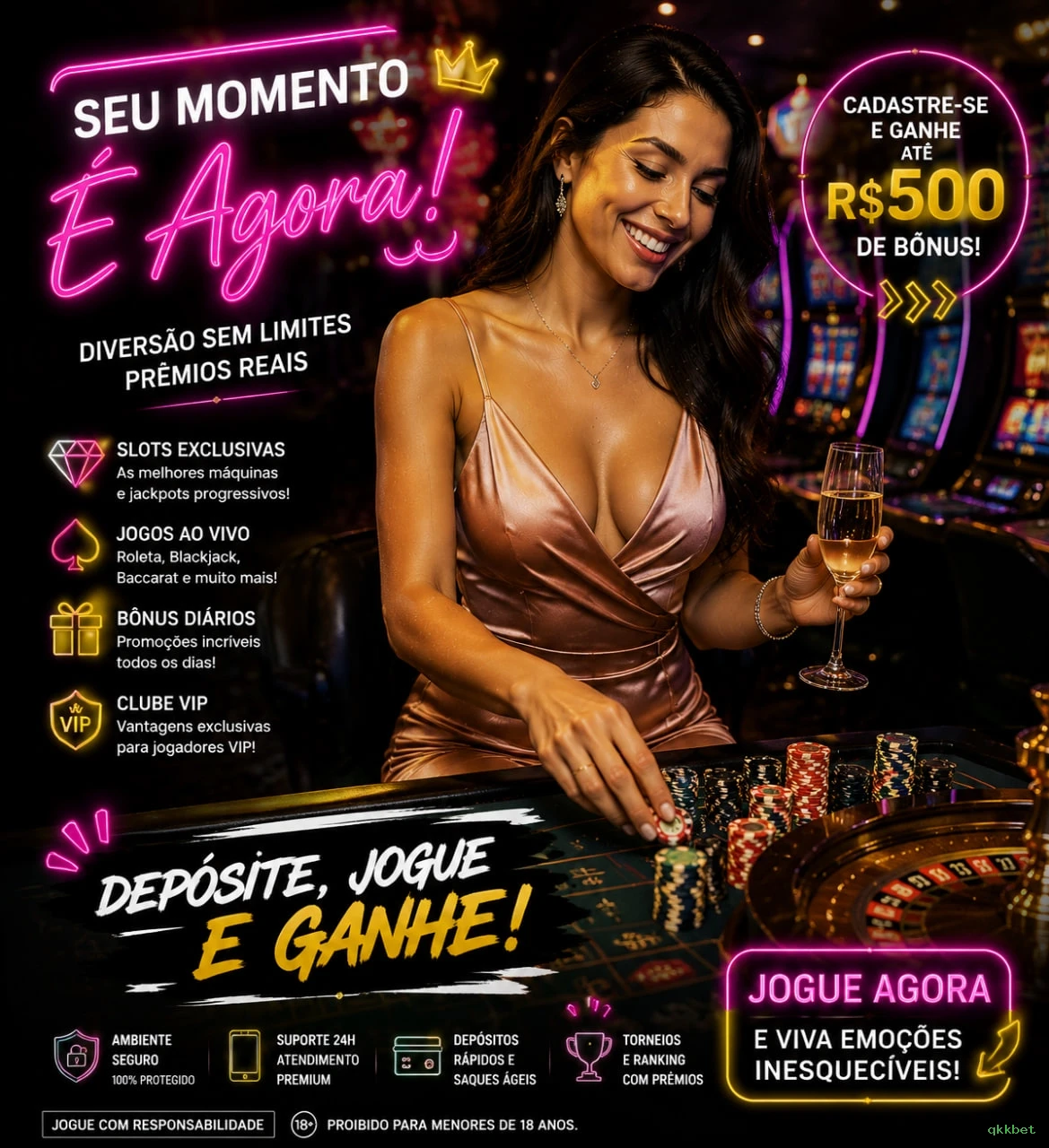 Aplicativo móvel qkkbet para iOS e Android